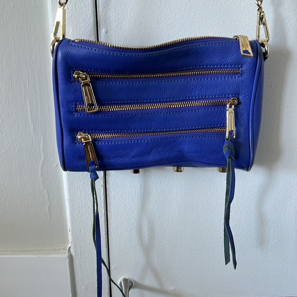 Rebecca Minkoff Zip Cross Body Bag in Blue - Picture 4 of 7